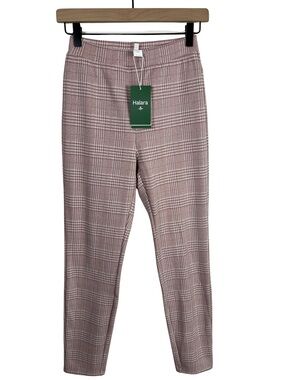 Halara High Waisted Plaid Work Pants Houndstooth Pockets NWT XS